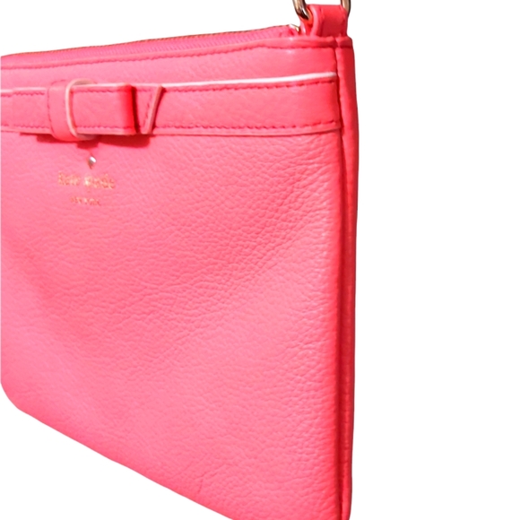 ⭐HOST PICK⭐ Kate Spade New York - Geranium Pink Bow Tarin Crossbody Purse - Picture 4 of 16